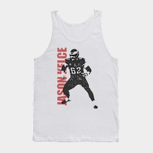 VINTAGE JASON KELCE STENCIL Tank Top